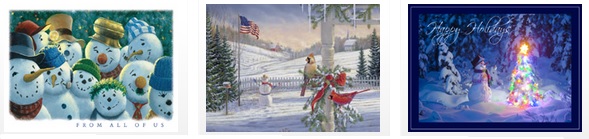 Snowman Christmas Card