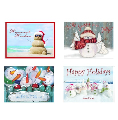 Snowman Greeting Cards